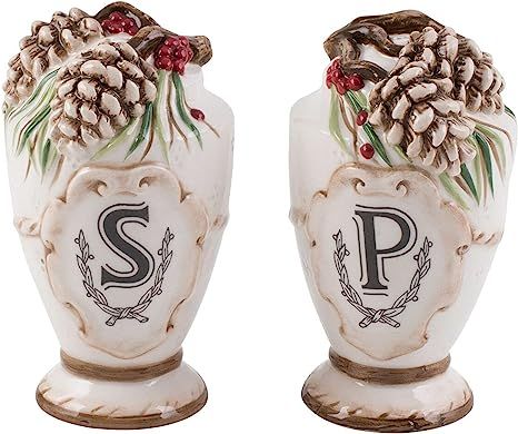 Fitz and Floyd 5245206 Forest Frost Salt and Pepper | Amazon (US)