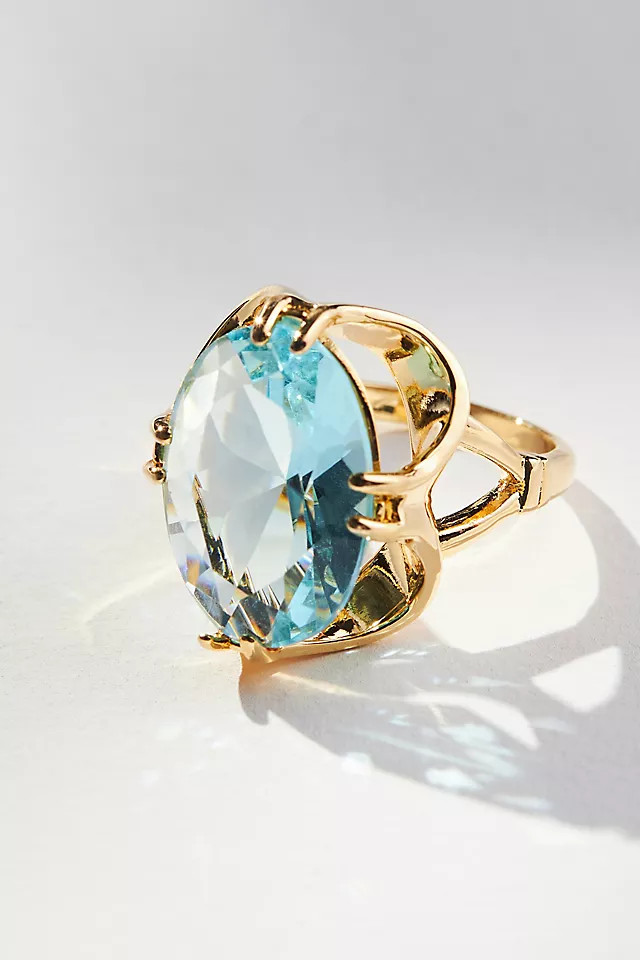 Large Stone Cocktail Ring | Anthropologie (US)