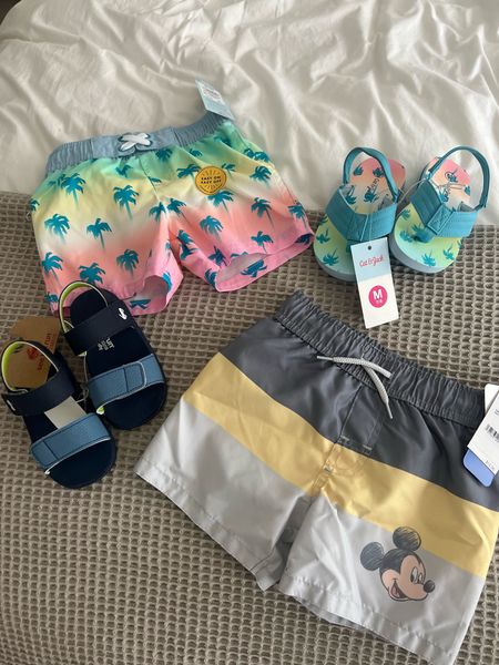 Fun and bright swim finds for Jack! Target had the cutest shorts and matching sandals! I love See Kai Run brand..perfect for Jacks wide feet and great support! 

#LTKstyletip #LTKkids #LTKswim