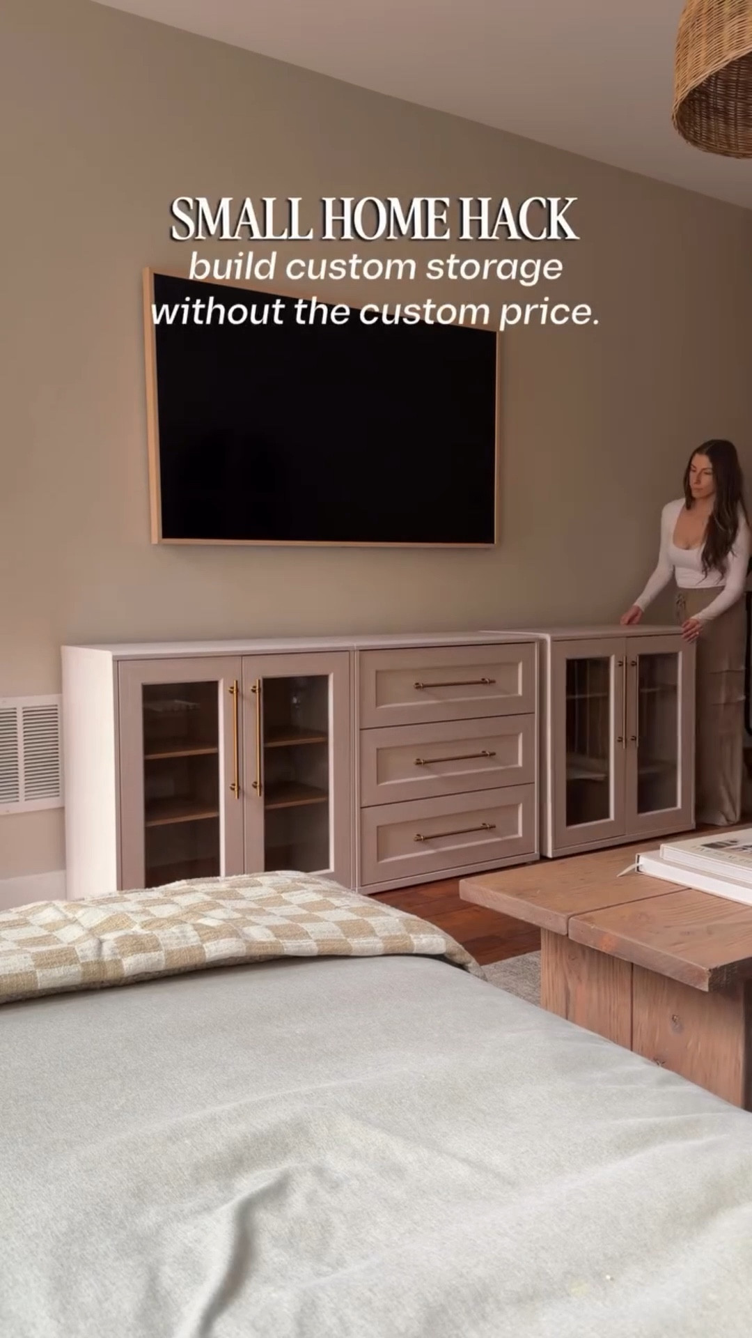 Small home problems call for smart storage solutions, and the @Mopio Blake collection has endless configurations. #AD 

With 10 pieces in 2 colors, you can mix + match to create a custom look without the custom price tag. It’s such an easy way to add storage and style to any space.

Comment STORAGE and I’ll send you the link to shop the collection! 

#livingroom #livingroominspo #storagesolutions #homedecor