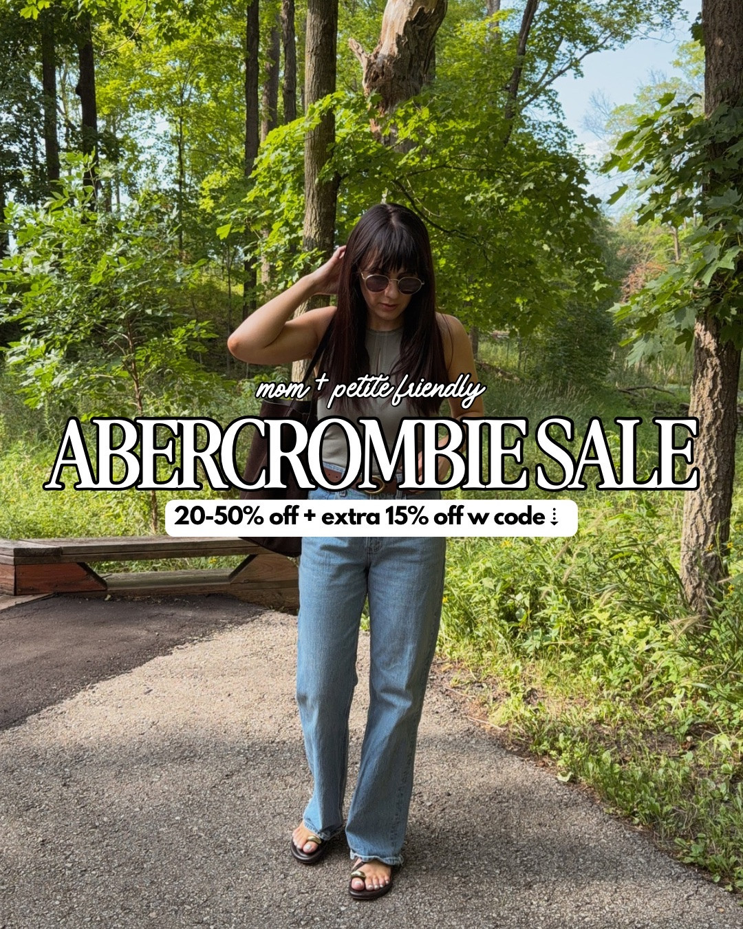 Abercrombie site wide sale!! 20-50% off plus 15% off with code DENIMAF 🙌🏼 I wear small petite or xs regular bottoms, s tops & 26 short jeans.

#LTKSeasonal #LTKPetite #LTKSaleAlert