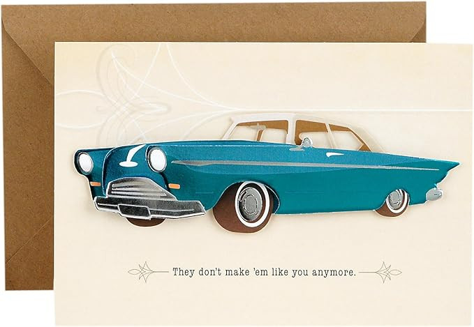 Hallmark Signature Father's Day Card (Vintage Classic Car, Don't Make 'Em Like You Anymore), (599... | Amazon (US)