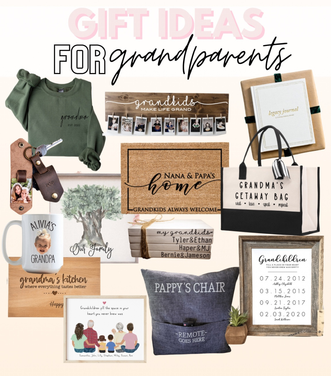Gifts for grandparents, grandma gifts, grandpa gifts, personalized gifts, Etsy finds

#LTKGiftGuide #LTKfamily #LTKHoliday