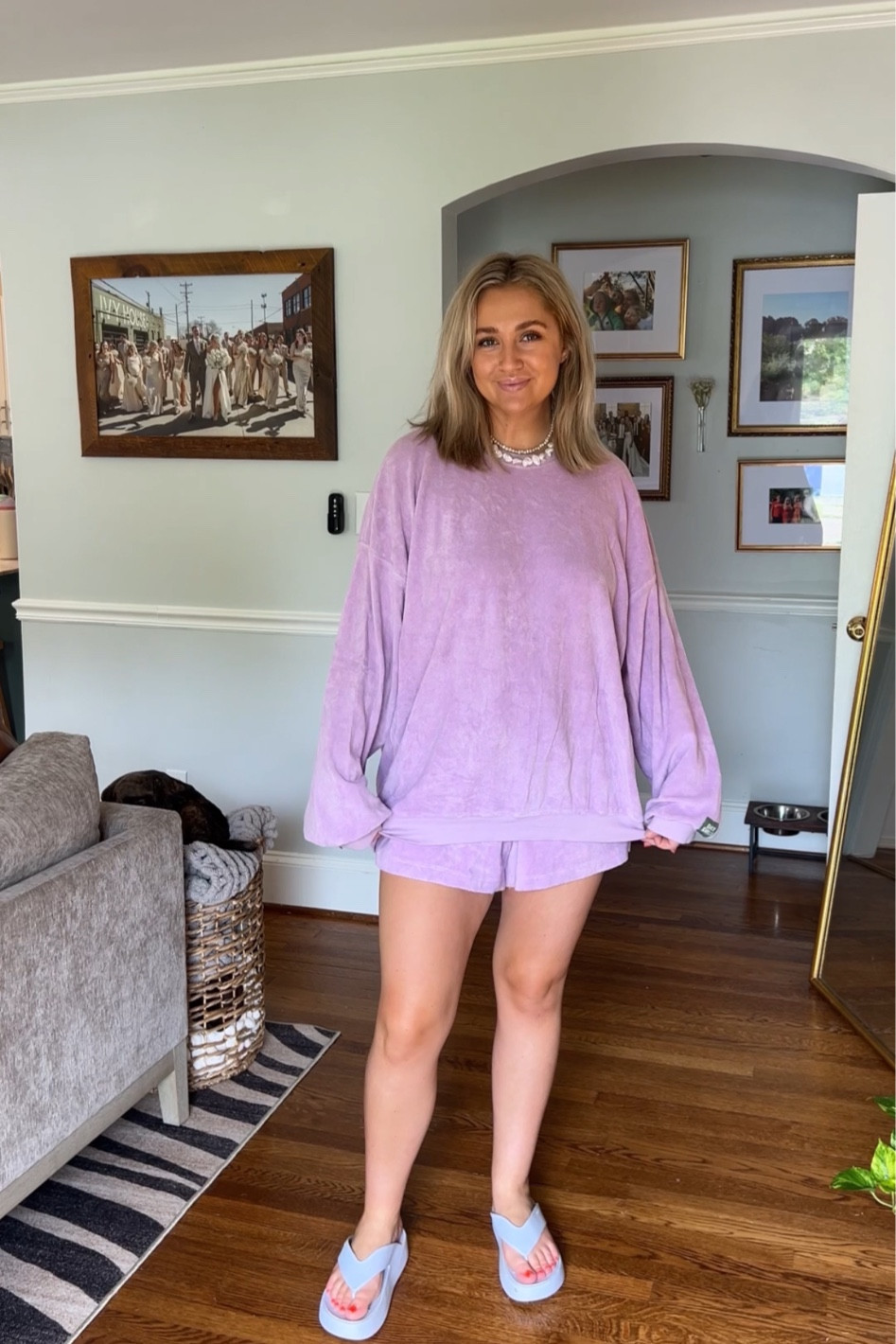 Wearing a medium/largee