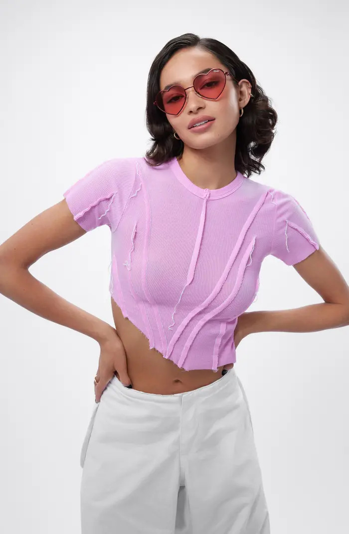 x Pride Heartbreaker 45mm Heart Sunglasses | Nordstrom