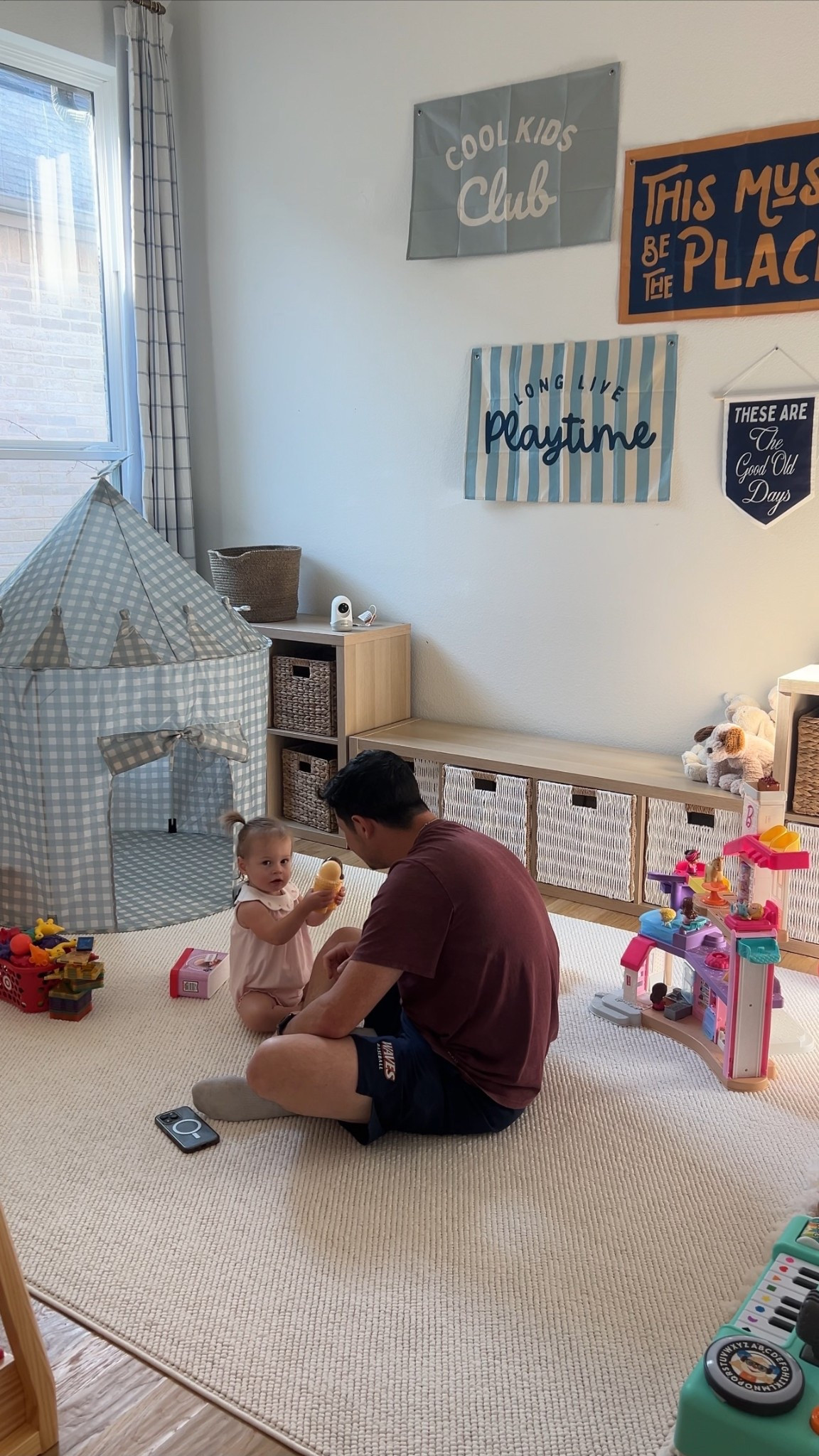 Playroom details!!!!! Couldn’t find the link for my cubes on IKEA so message me for the direct link if interested💌

#LTKKids #LTKHome #LTKFamily