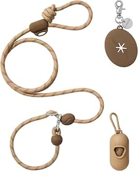 VETRESKA Hands-Free Dog Leash, 8FT Adjustable Rope Leash for Medium Large Dogs, Waist/Crossbody S... | Amazon (US)