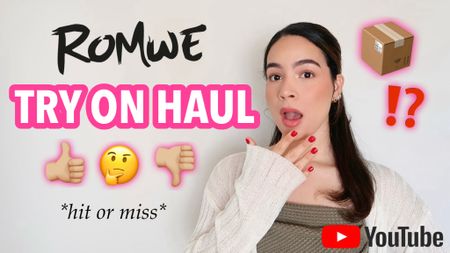 linking the  items from this haul video. watch the romwe try on haul on my youtube channel: jessica melgoza // discount code: JESSICA215

#LTKVideo #LTKstyletip #LTKfindsunder50