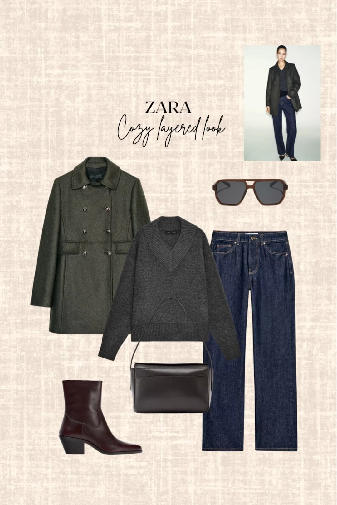 Zara Cozy layered look! 

Coat, sweater, jeans, sunglasses, boots, handbag 

#LTKFindsUnder100 #LTKootd #LTKSeasonal