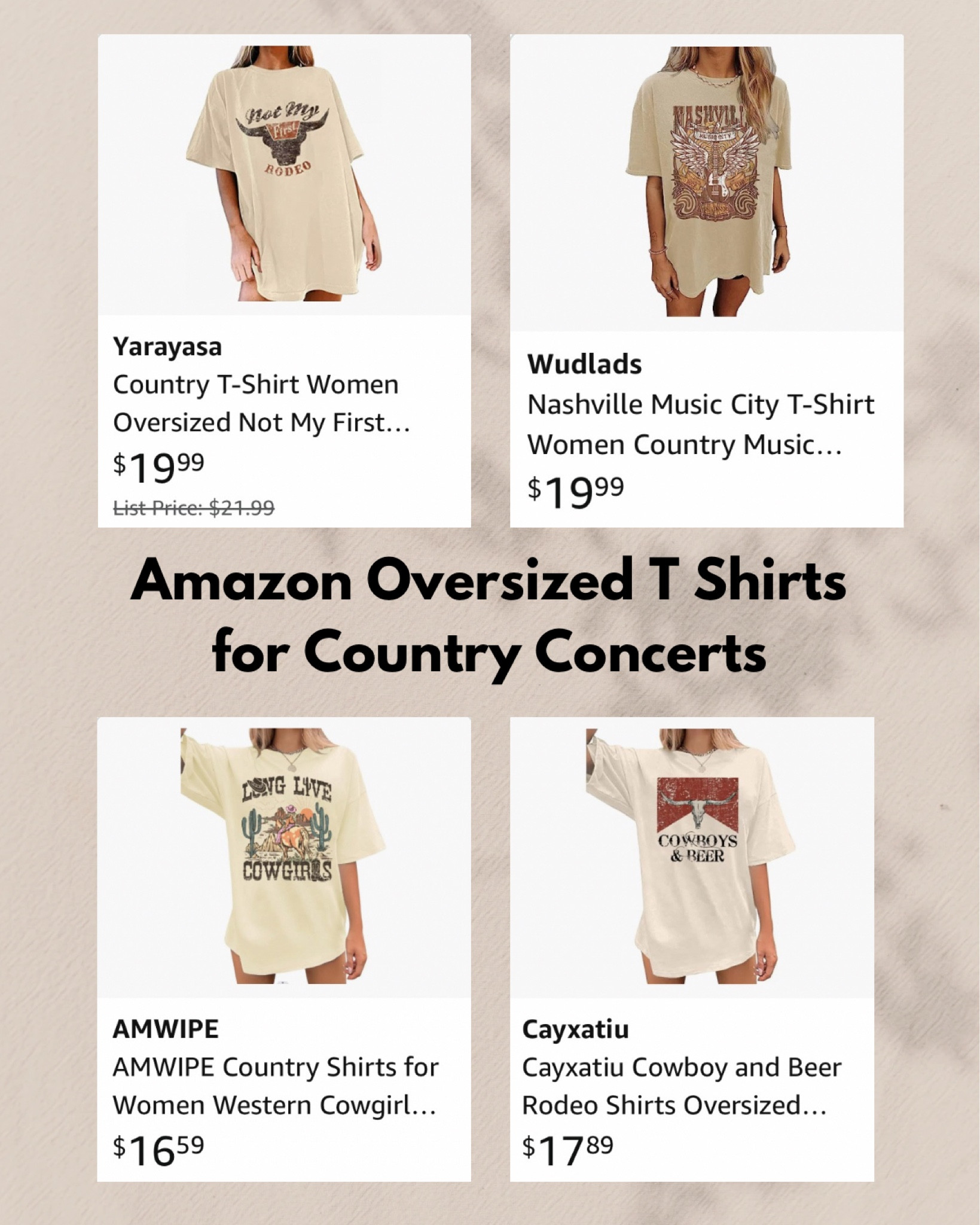 Amazon oversized concert tees // country concert tshirts 

#LTKFindsUnder50 #LTKFallSale #LTKSaleAlert
