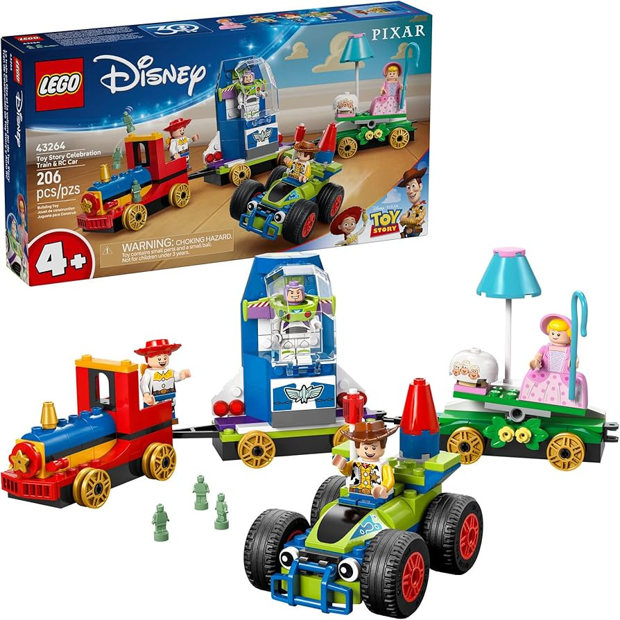 LEGO Disney and Pixar’s Toy Story Celebration Train & RC Car Toddler Toy - Sensory and Pretend ... | Amazon (US)