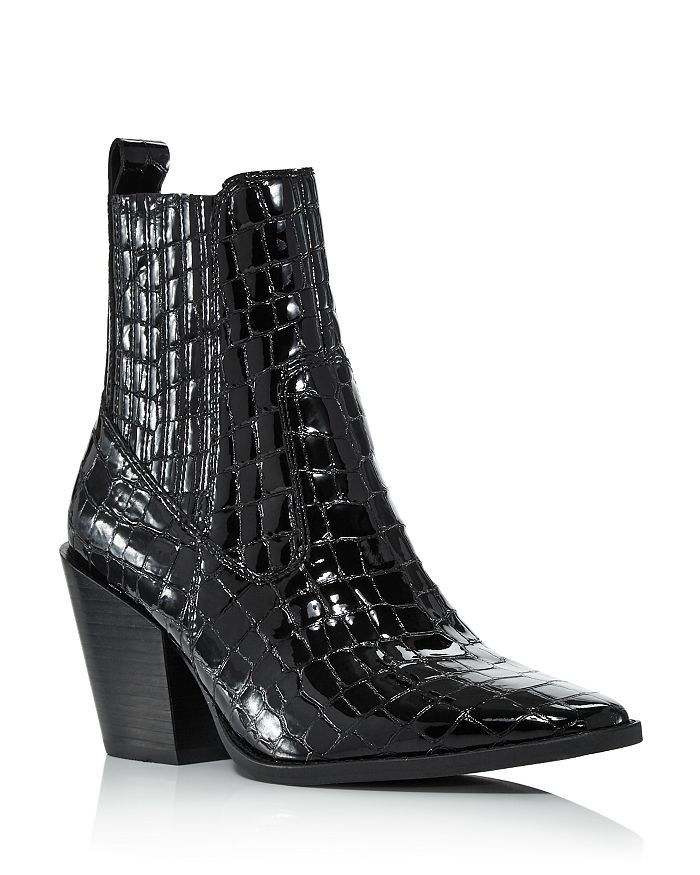 Women's Star Croc-Embossed Western Booties - 100% Exclusive | Bloomingdale's (US)
