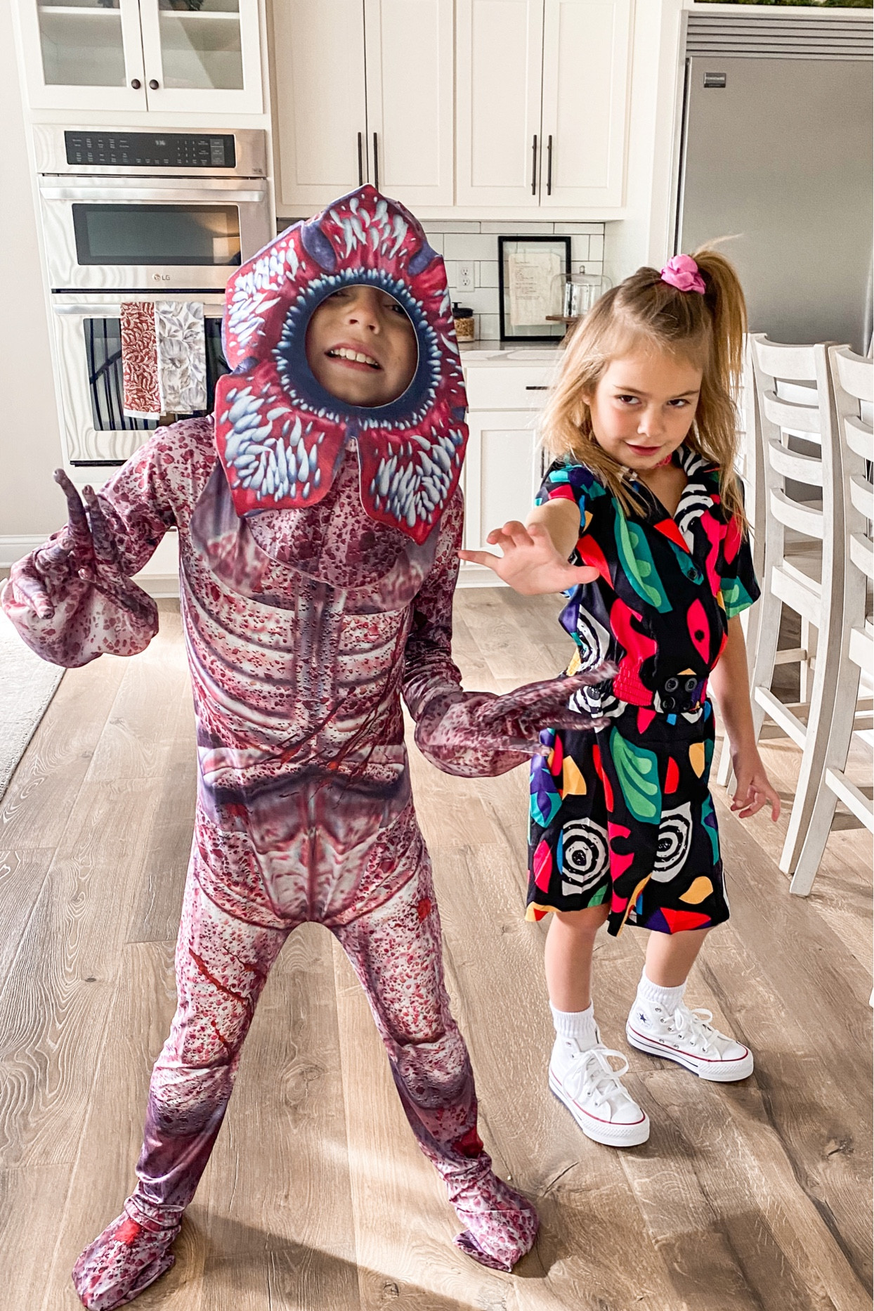 Stranger things. Halloween. Eleven. Demogordan. Kids costumes. Netflix. Family costume. Halloween costume. 

#LTKfamily #LTKkids #LTKHalloween