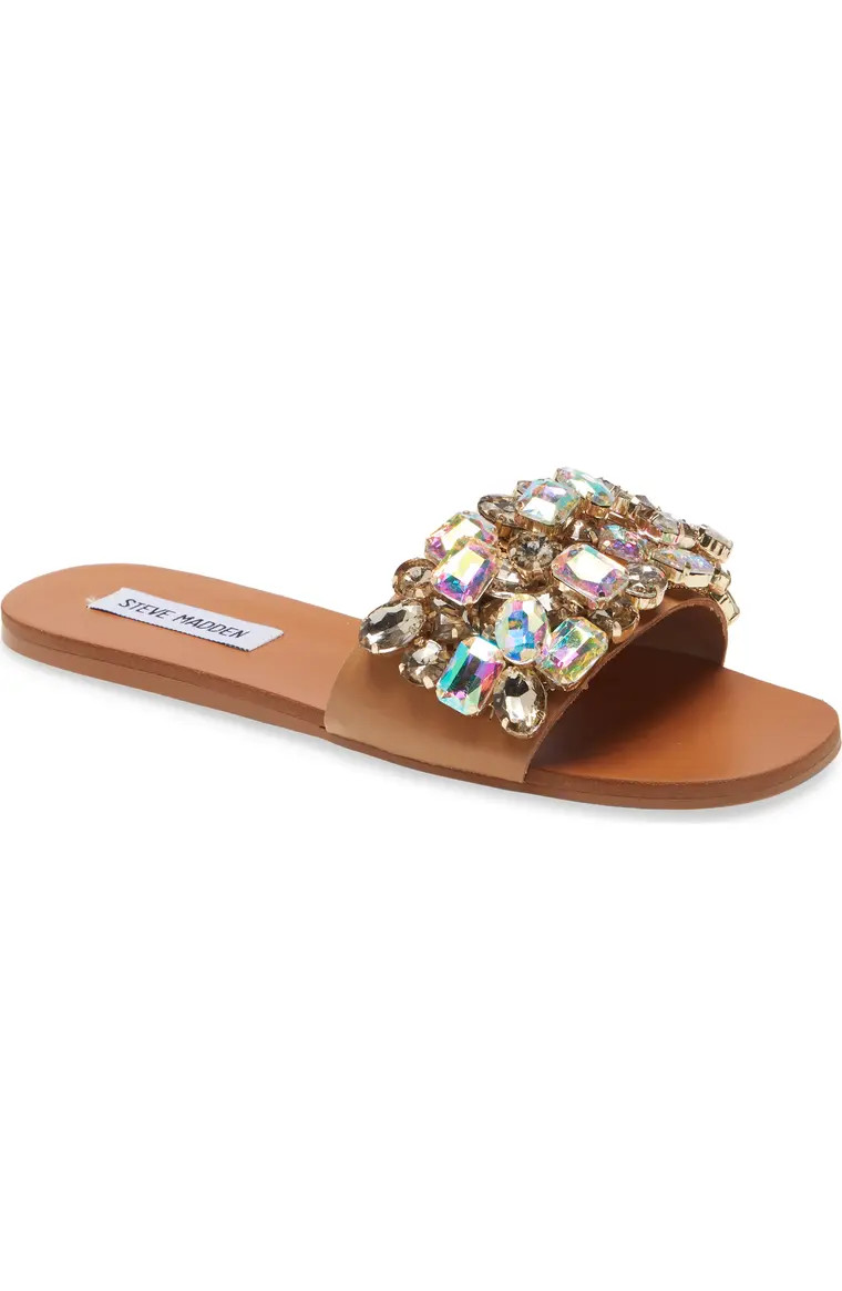 Brionna Embellished Slide Sandal | Nordstrom