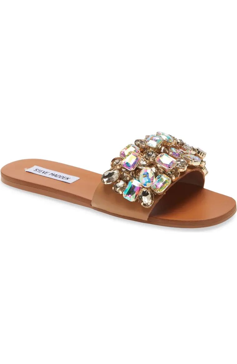 Brionna Embellished Slide Sandal | Nordstrom