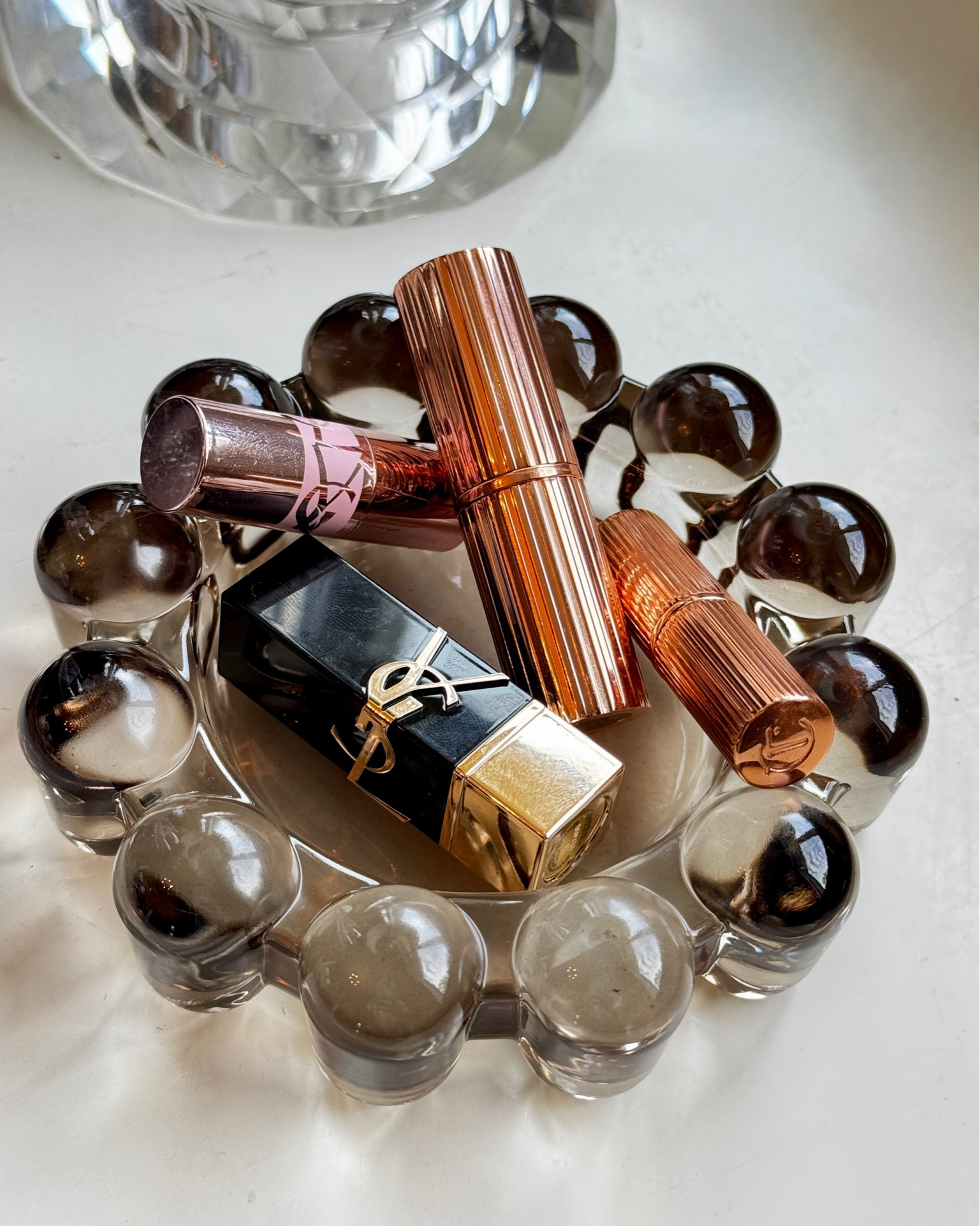 Who says a candle dish has to hold a candle? 

While the @Alice Lane Bubble Candle Dish is iconic styled with a candle, I love seeing it on my vanity holding my everyday beauty essentials. My favorite lipsticks are always within reach and somehow my morning routine feels a little more luxurious. 

Alice Lane’s Anniversary Sale is happening now through July 24th, with up to 25% off their exclusive collection. If you’ve been eyeing the Bubble Candle Dish, now is the perfect time. 

#alicelanehome #gifted #alicelane #homedecor @alicelanehome

#LTKselfcare #LTKSaleAlert #LTKHome