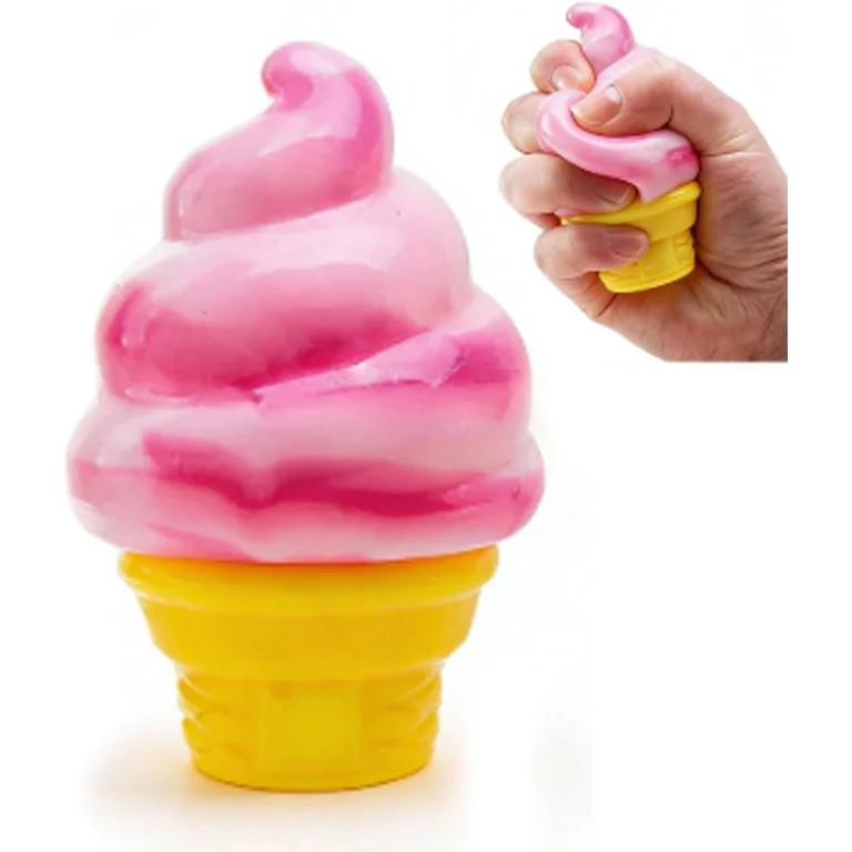 Ice Cream Stress Toys Ice Cream Cone Squishies Soft Slow Rising Sensory Stress Toys Relaxation Gi... | Walmart (US)