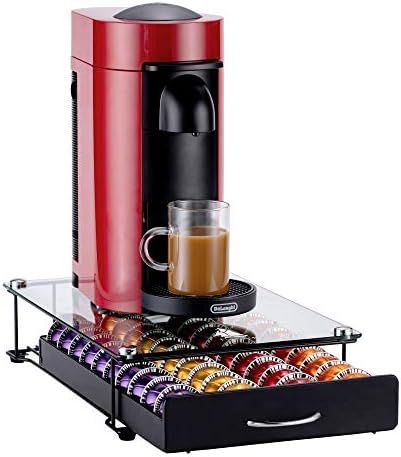 Flagship Coffee Vertuo Capsule Holder Storage Drawer Glass for Nespresso Vertuo Pod Storage Holde... | Amazon (US)