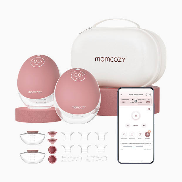 Momcozy M9 Wearable Electric Breast Pump with Smart App | Babylist