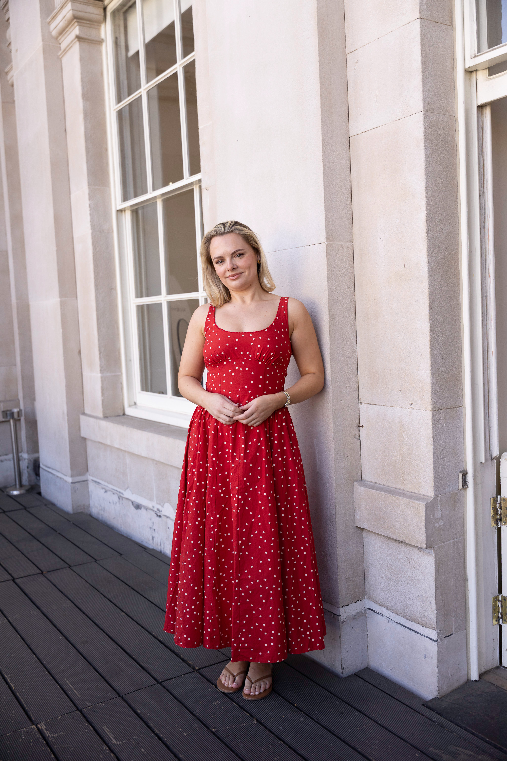 LTK Studio SS26, dressed in Abercrombie ✨ 20% off this dress with code AFXLTK

summer dress, spring dress, wedding guest, polka dot dress, red dress, bra free dress, midi dress, maxi dress, printed dress, holiday dress 

 #LTKdresses #LTKspring #LTKsummer