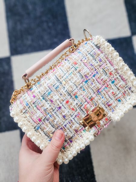 The cutest bag I'll get a video up and get it posted soon. Tweed Pearl's perfect for Vday and Spring! #purse #livinglargeinlilly 

#LTKGiftGuide #LTKfindsunder50 #LTKitbag