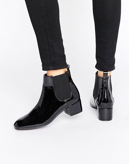 Monki Patent Chelsea Ankle Boot | ASOS US