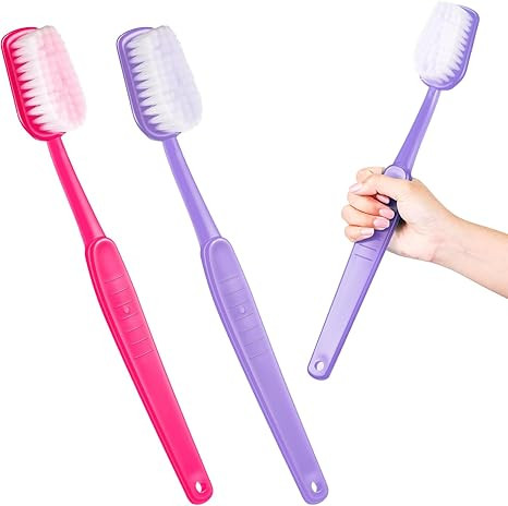 2 Pieces Giant Toothbrush Prop Large Toothbrushes Big Brush Oversized Gag Novelty Toys for Costum... | Amazon (US)