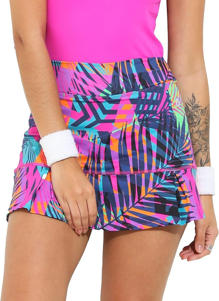 Dona Jo Official JoJo Women Skirt - Pleated Tennis Skirt w/Shorts & Built in Deep Pockets, Active... | Amazon (US)