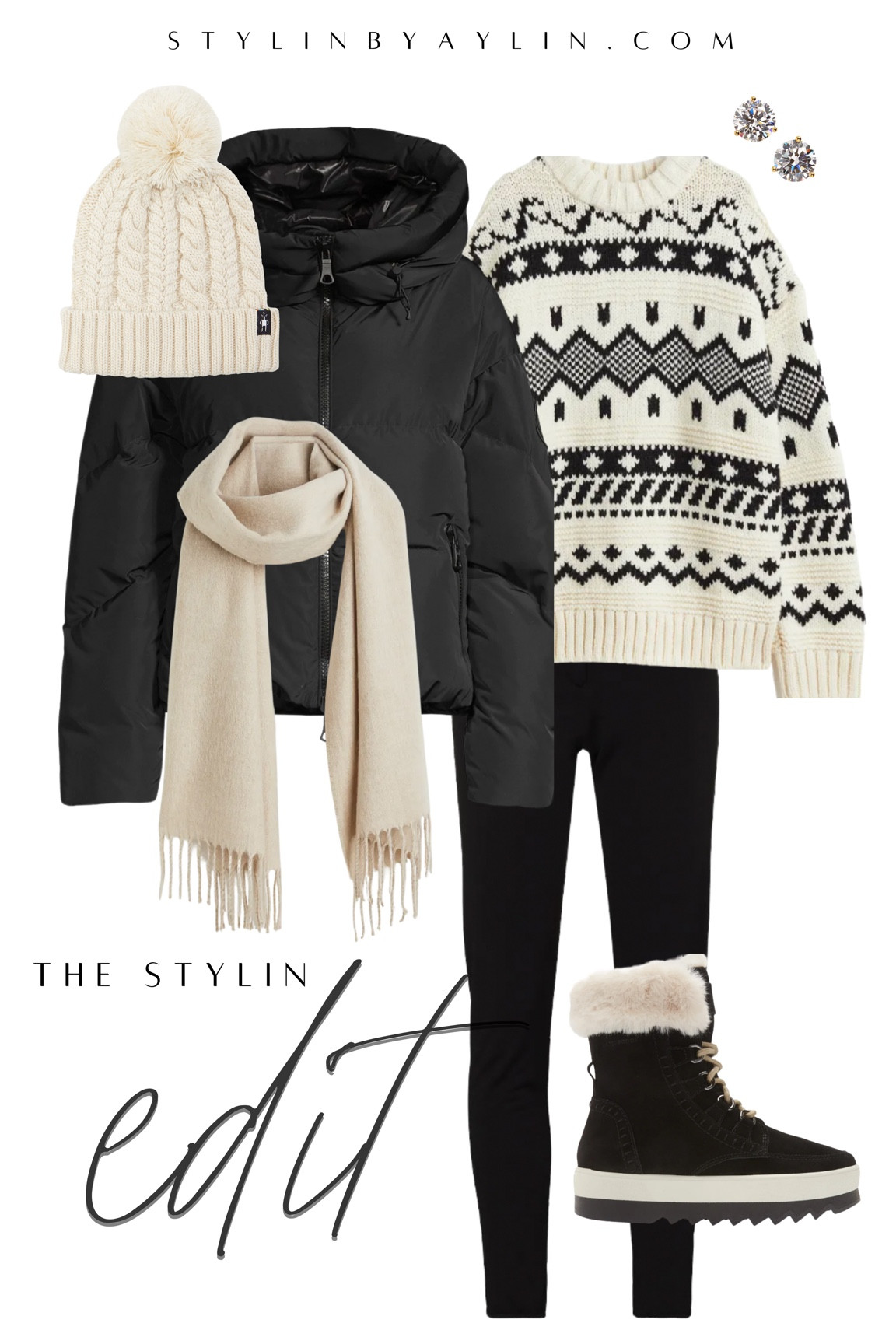 The Stylin Edit- Mountain resort style, cold weather style, puffer jackets, StylinByAylin 

#LTKSeasonal #LTKstyletip #LTKunder100