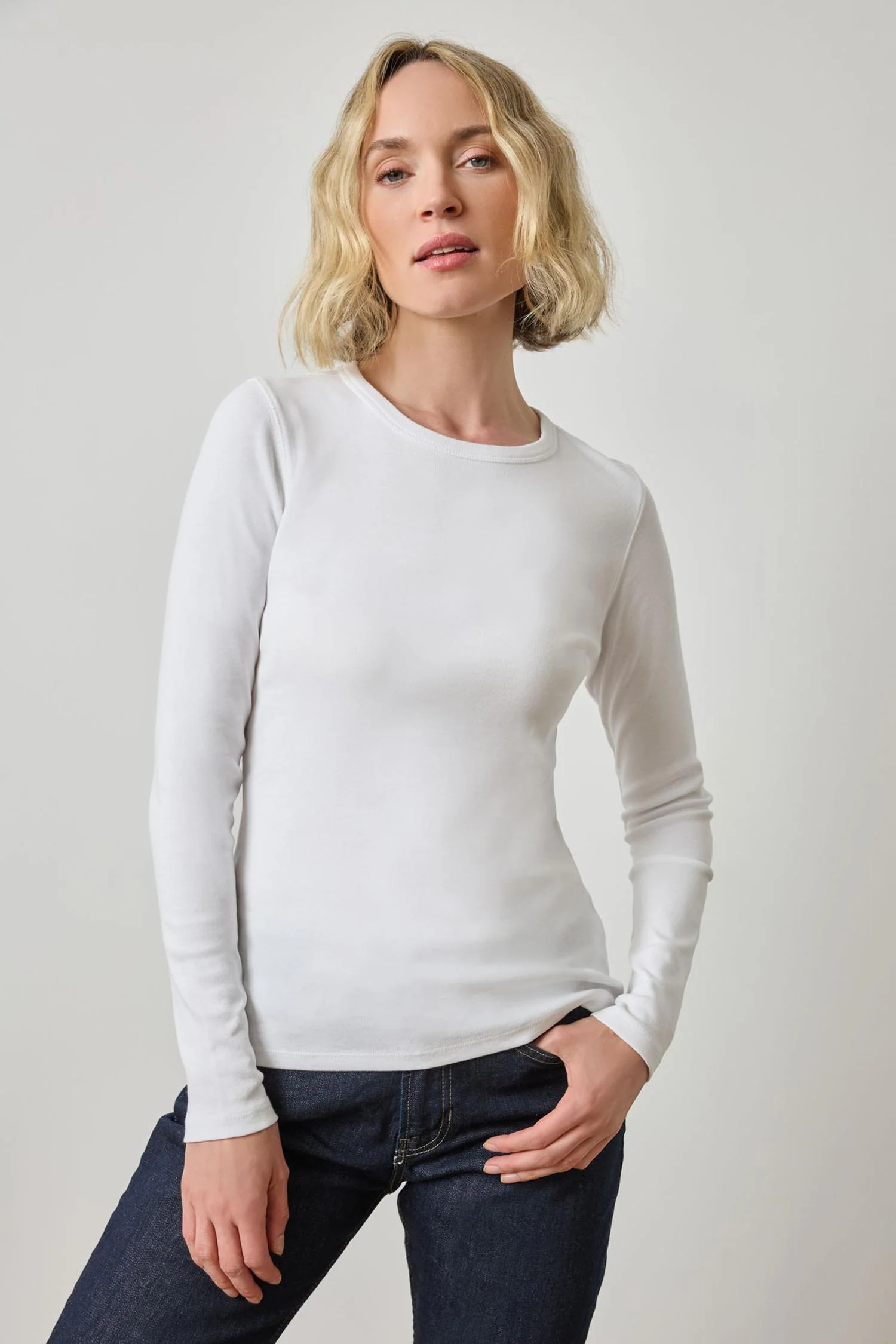 Long Sleeve Crew | Lilla P