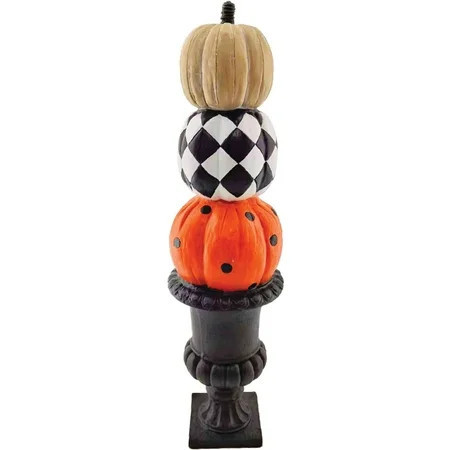Haunted Hill Farm 52" 15lbs Stacked Pumpkins in Urn, Halloween Decor, HHMG052-0FIN-MLT | Walmart (US)
