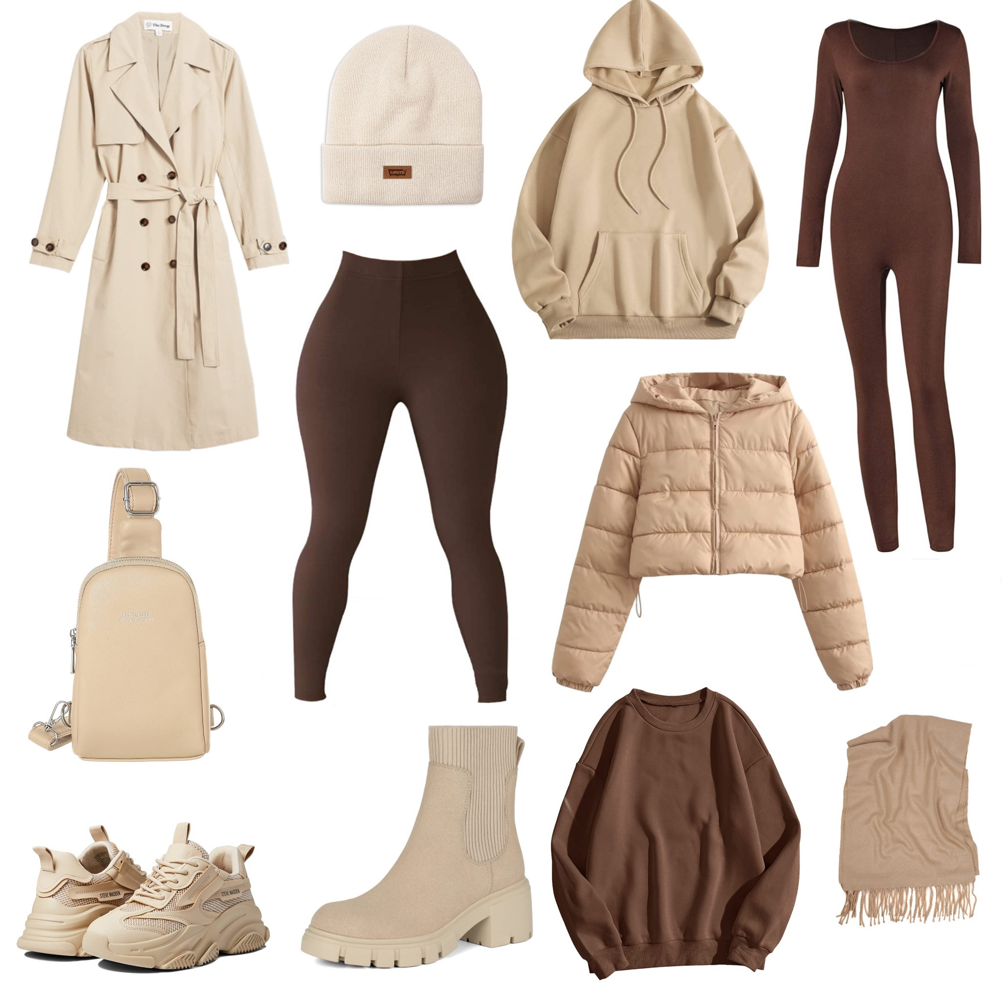 Winter neutral capsule wardrobe 

#LTKSeasonal #LTKstyletip #LTKunder100