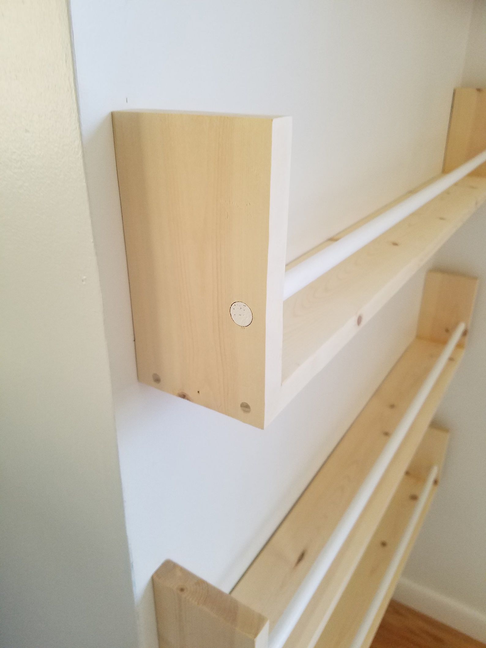Nursery- Minimalist Floating Bookshelf (Custom Sizing Available) | Etsy (US)