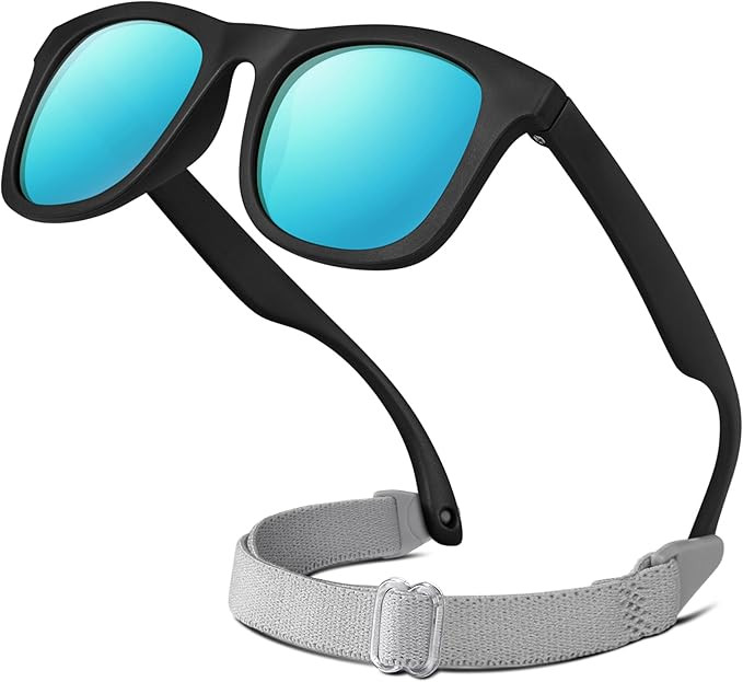 RIVBOS Baby Sunglasses Boys&Girls with Strap UV400 Polarized Flexible for Toddler,Infant and Newb... | Amazon (US)