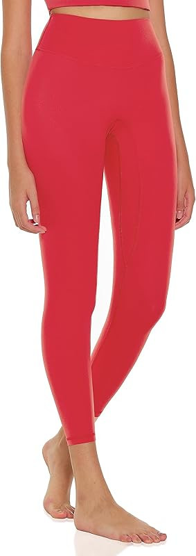 Women's Workout Leggings Cream Feeling Yoga Pants High Waisted Stretch Tummy Control Tights 7/8 L... | Amazon (US)
