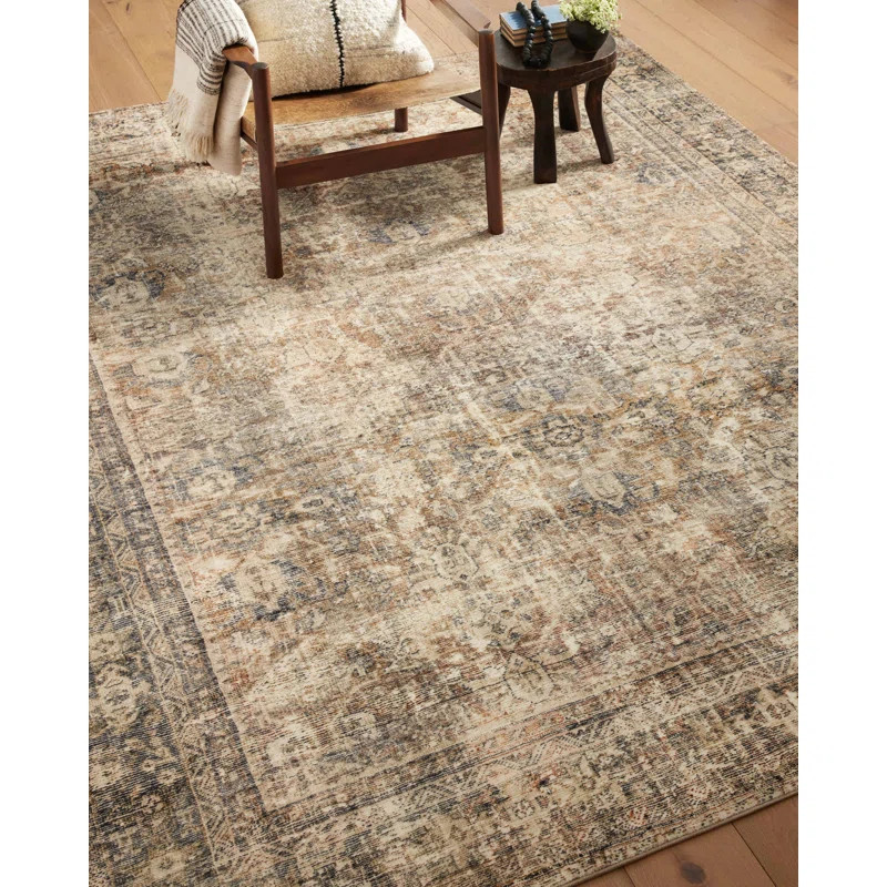 Amber Lewis x Loloi Morgan Sunset / Ink Area Rug feat. CloudPile™ | Wayfair North America