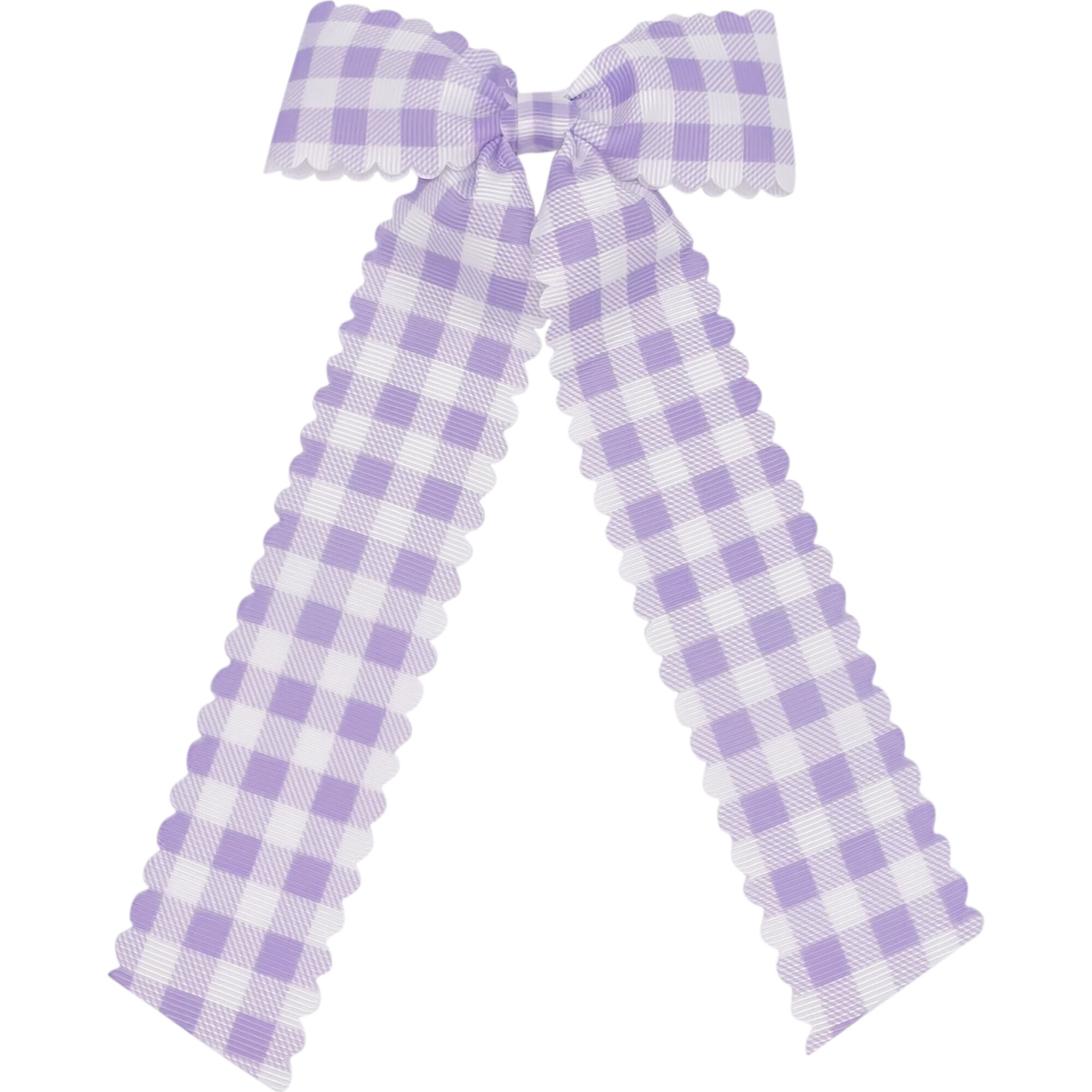Gingham Bow, Lavender | Maisonette