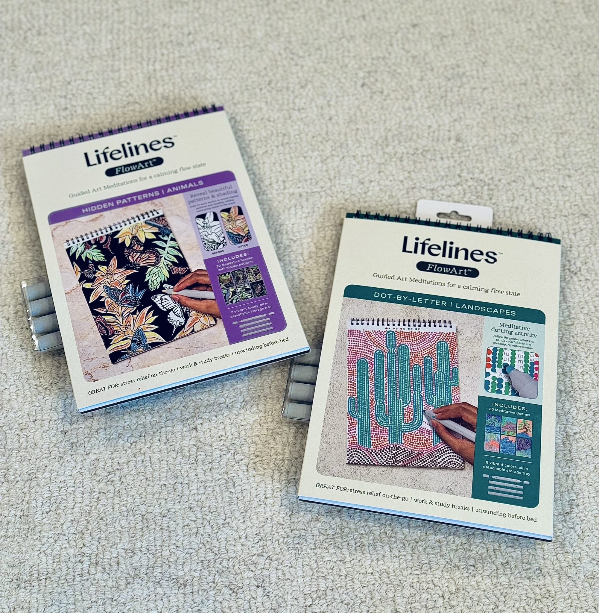 These new Lifelines FlowArt finds have officially become my favorite way to unwind ✨
Whether it’s dot-by-letter, hidden patterns, or those scented markers (yes, they smell amazing), it’s such an easy way to slow my mind down and decompress after a long day.
Quiet moments, creative focus, and zero pressure — exactly what I need lately 🤍

#LTKselfcare #LTKmomlife #LTKdayinmylife