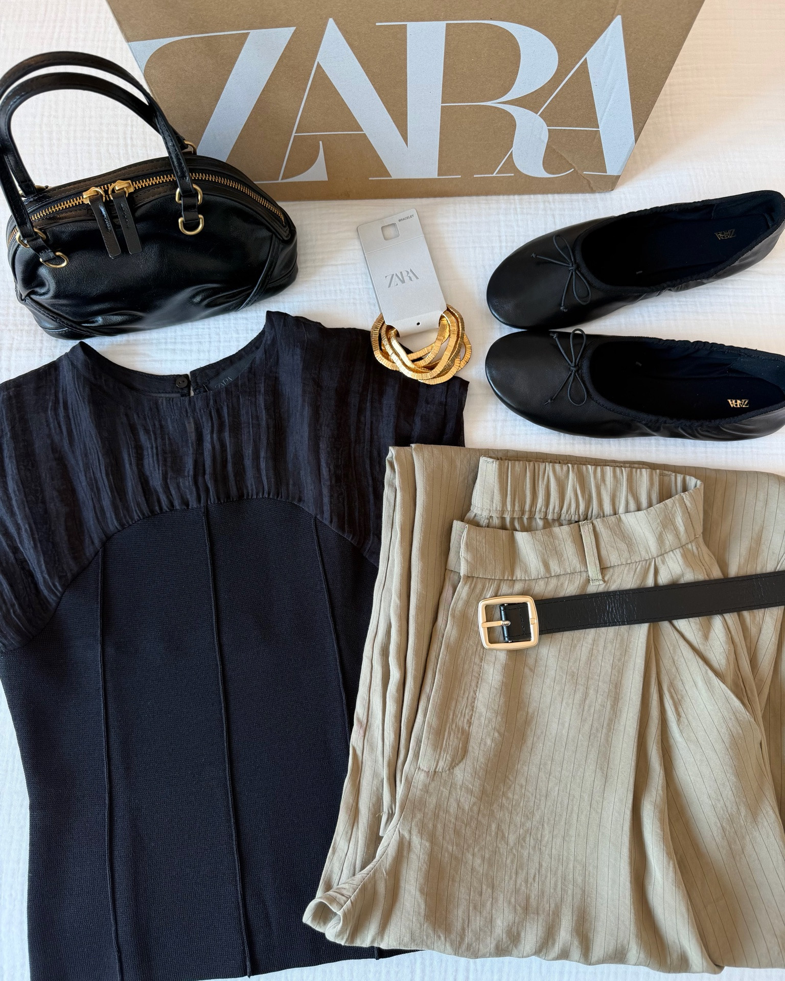 ZARA NEW-IN OUTFIT 🖤🍃✨

#LTKFashionMonth #LTKstyletip #LTKautumn