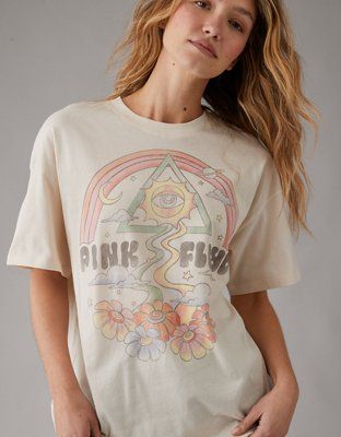 AE Oversized Pink Floyd Graphic T-Shirt | American Eagle Outfitters (US & CA)