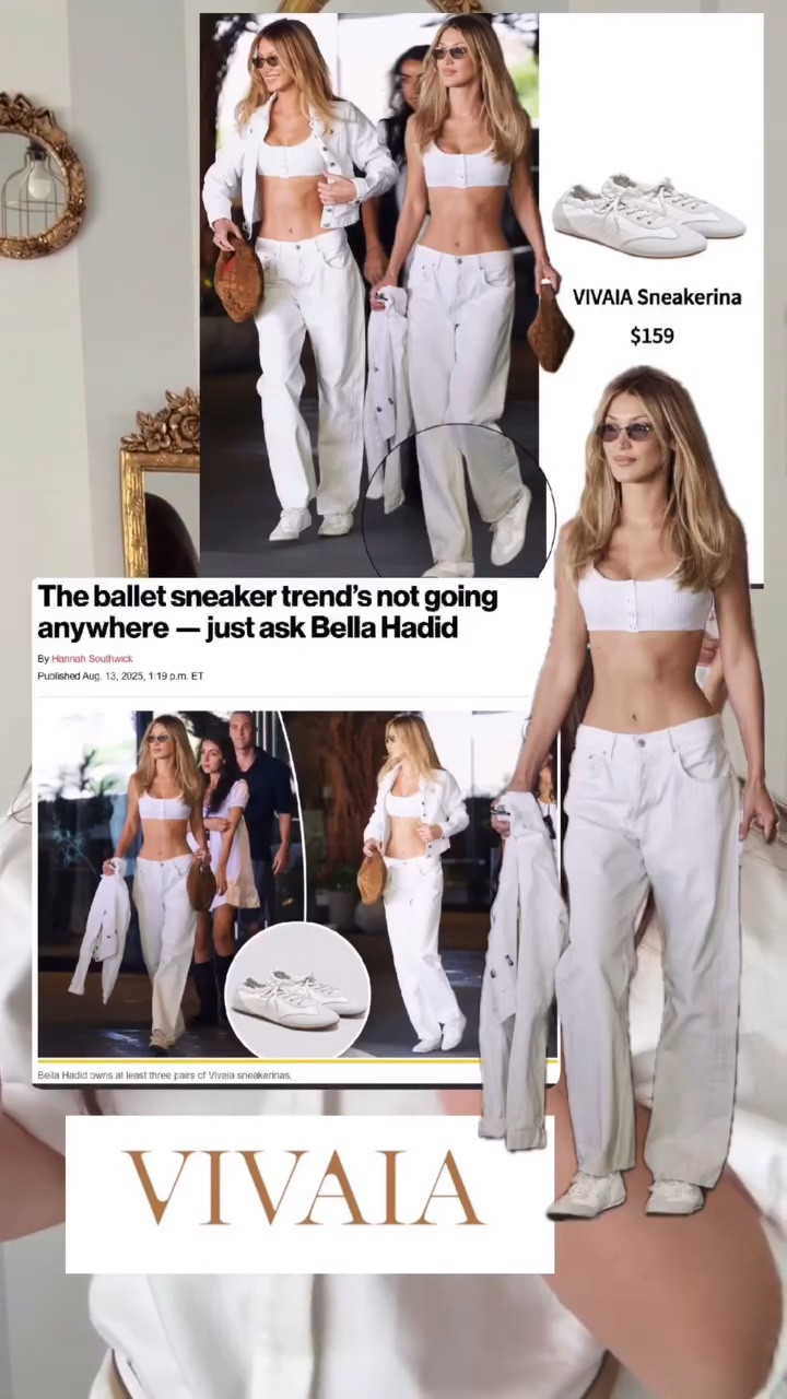I received the VIVAIA sneakerina that Bella Hadid wore. 🤍

#vivaia #bellahadid #vivaiasneakerina #bellainvivaia #balletsneaker #yancysneakerina #ltkshoecrush #ltkeurope