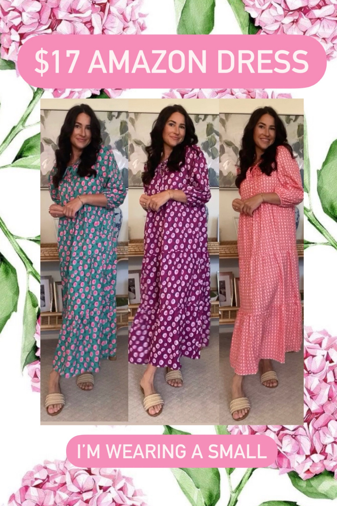 Amazon maxi dress - Grandmillennial style 