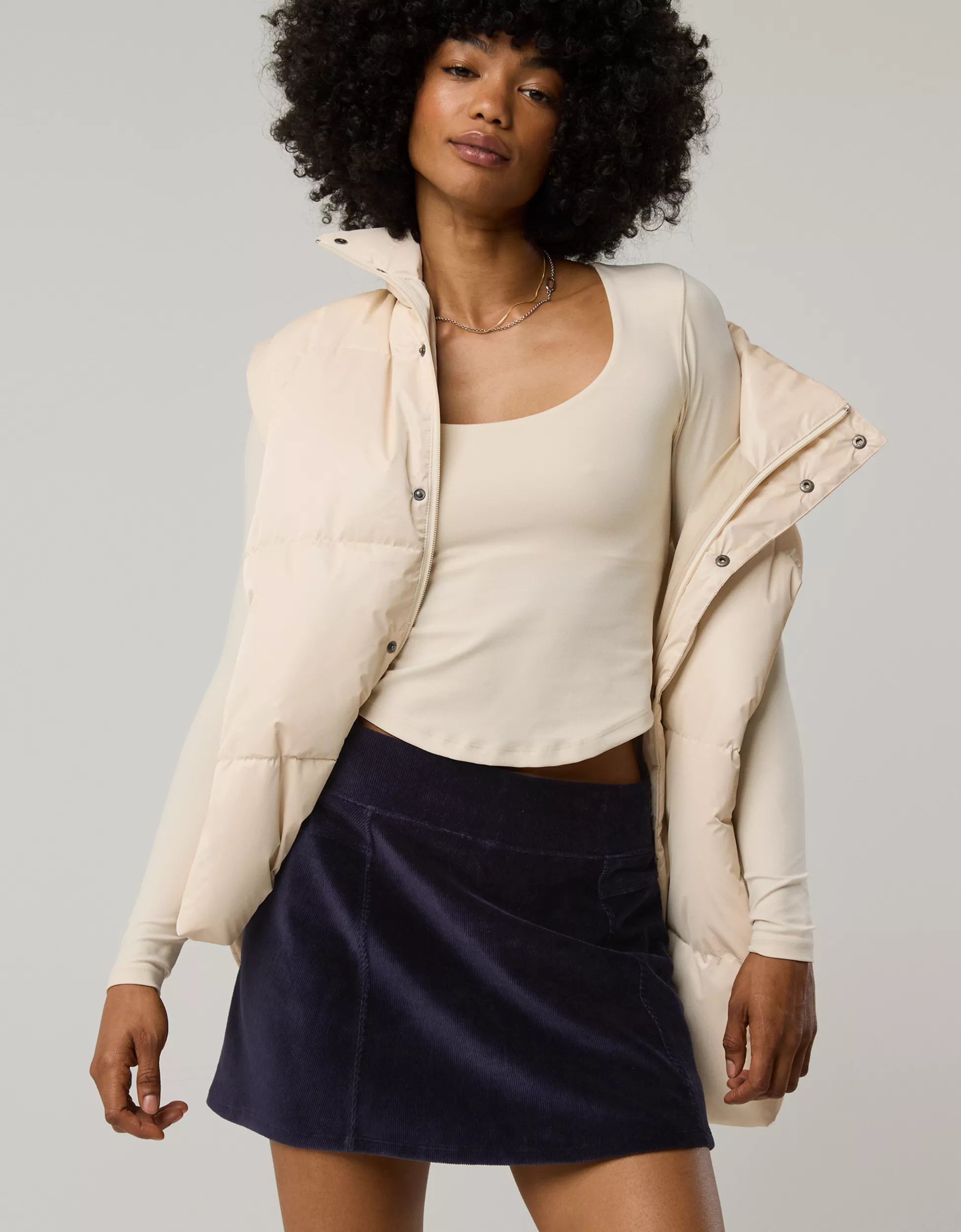 OFFLINE By Aerie Corduroy Mini Skirt | American Eagle Outfitters (US & CA)