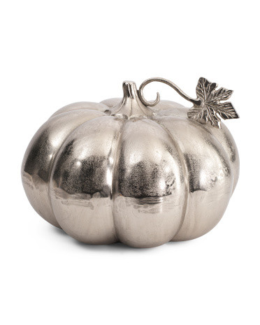 16in Metal Pumpkin | TJ Maxx