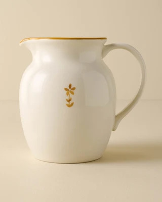 Luna Floral Pitcher | Magnolia