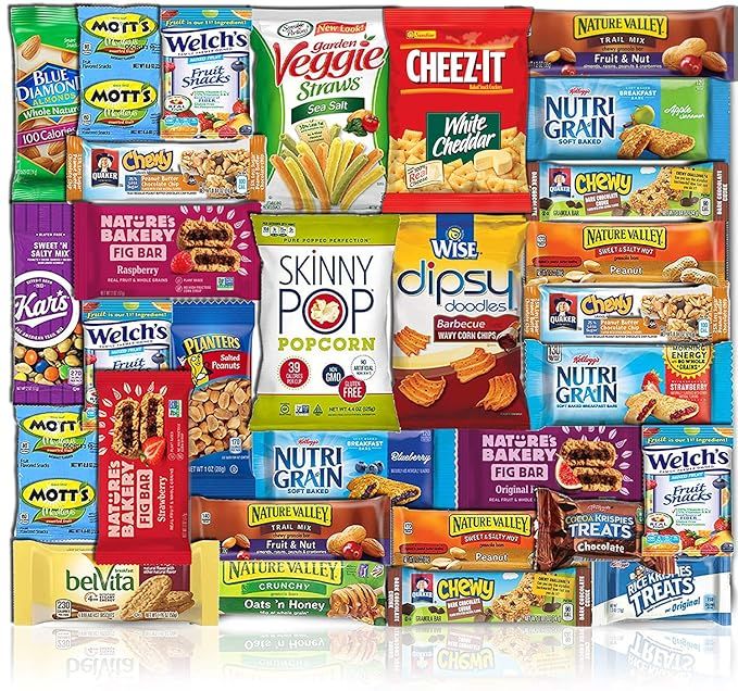 Healthy Snacks Care Package (Count 30) - Discover a whole new world of Healthy Snacks - Snack Var... | Amazon (US)