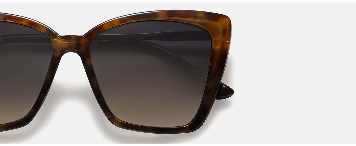 SOJOS Trendy Polarized Sunglasses For Women Retro Womens Oversized Square Cat Eye Sun Glasses UV ... | Amazon (US)