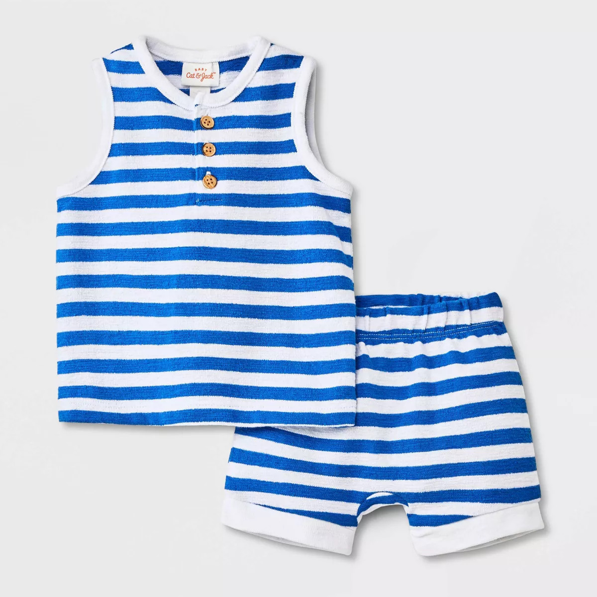 Baby Boys' Henley Tank Top & Bottom Set - Cat & Jack™ | Target