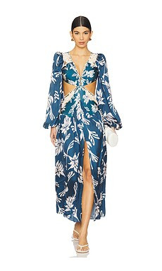 PatBO Artichoke Beach Dress in Dark Blue from Revolve.com | Revolve Clothing (Global)