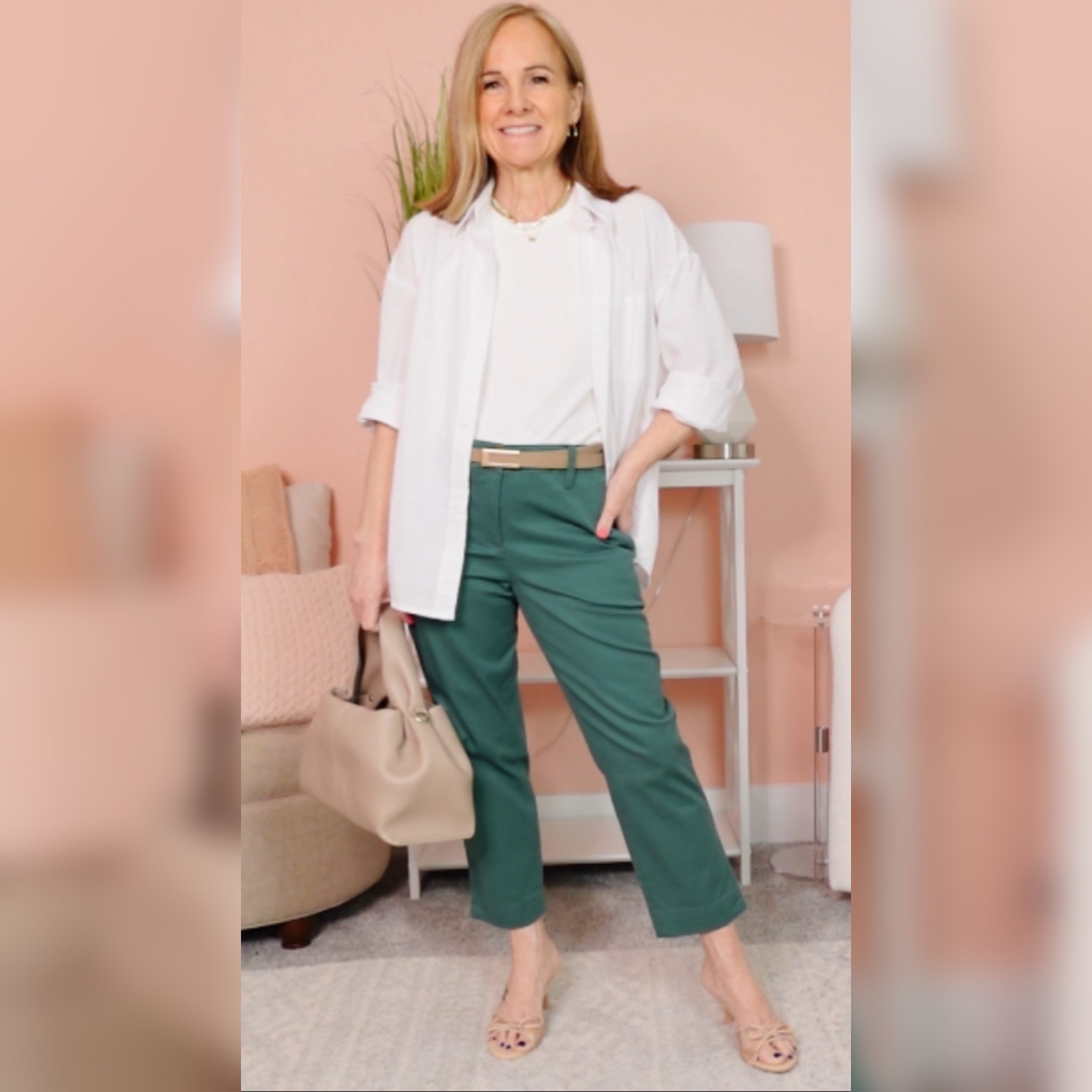 Talbots Heritage Green Perfect Crop on SALE plus additional 30% off!  Comes in petite and petite plus!

#LTKSaleAlert #LTKOver40 #LTKPetite